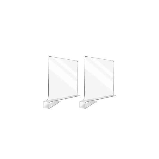 Acrylic Closet Organizer Shelf Divider for Efficient Storage