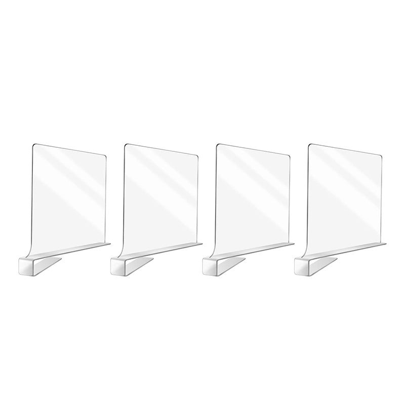Acrylic Closet Organizer Shelf Divider for Efficient Storage