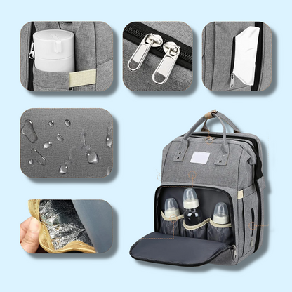 Multi-Function Baby Travel Backpack - 4-in-1 Design