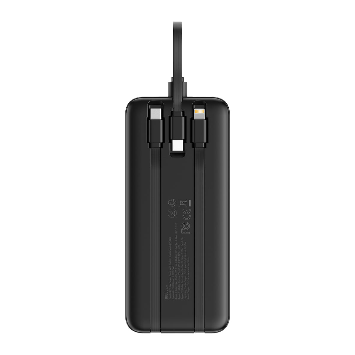 All-in-One Portable Charger | 10,000 mAh with Built-in Cables