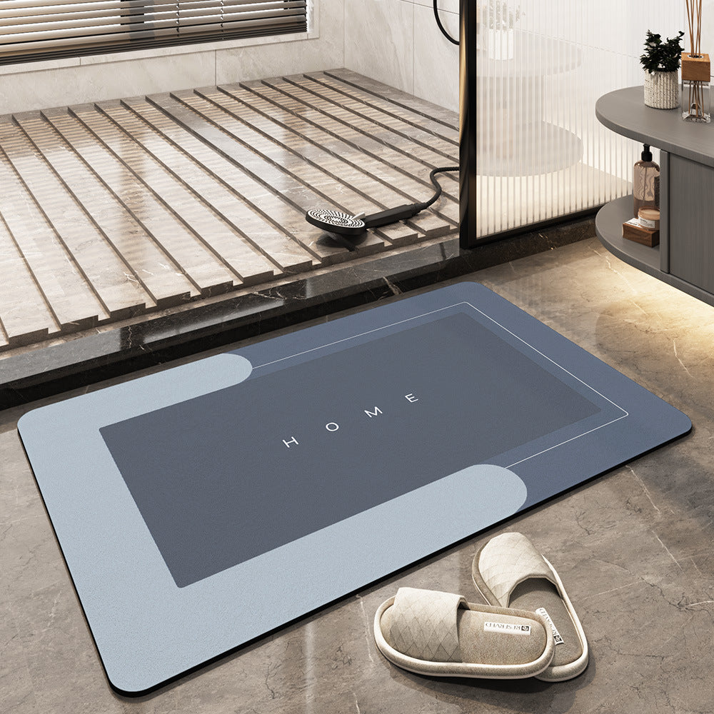 Quick-Drying Bath Mat Made of Absorbent Microfiber