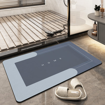 Quick-Drying Bath Mat Made of Absorbent Microfiber