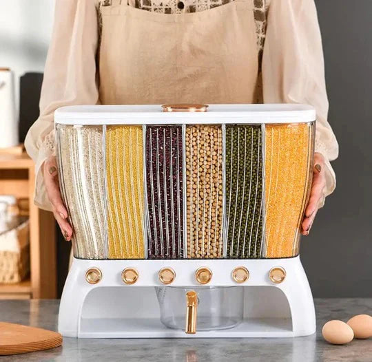 Multi-Compartment Food Storage Dispenser – FreshKeeper