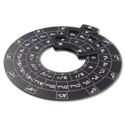 Guitar Music Theory Wheel - Circle of Fifths Disk