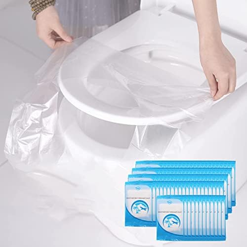 50-Pack Eco-Friendly Disposable Toilet Covers