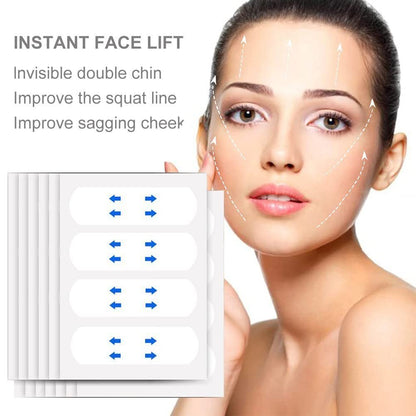 Instant V-Shape Facial Lift Stickers for a Youthful Glow