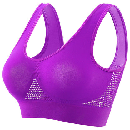 Seamless Wireless Sports Bra with Breathable Mesh | 2-Pack
