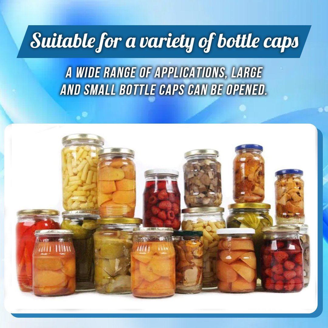 Versatile Stainless Steel Jar & Bottle Opener for Effortless Use