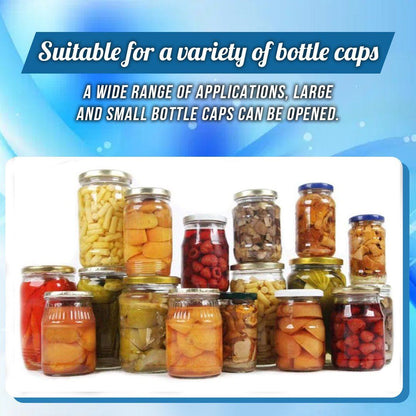 Versatile Stainless Steel Jar & Bottle Opener for Effortless Use
