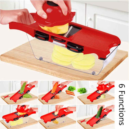 Versatile 6-in-1 Vegetable Slicer & Chopper ProChef