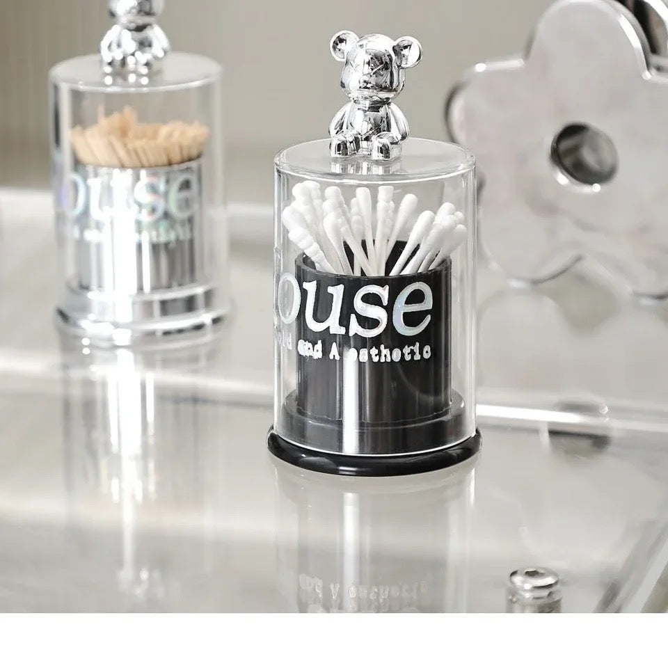 Toothpick Holder Jar in Bear Design