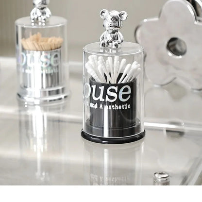 Toothpick Holder Jar in Bear Design
