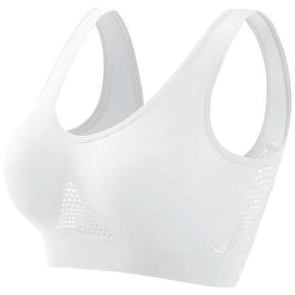 Seamless Wireless Sports Bra with Breathable Mesh | 2-Pack
