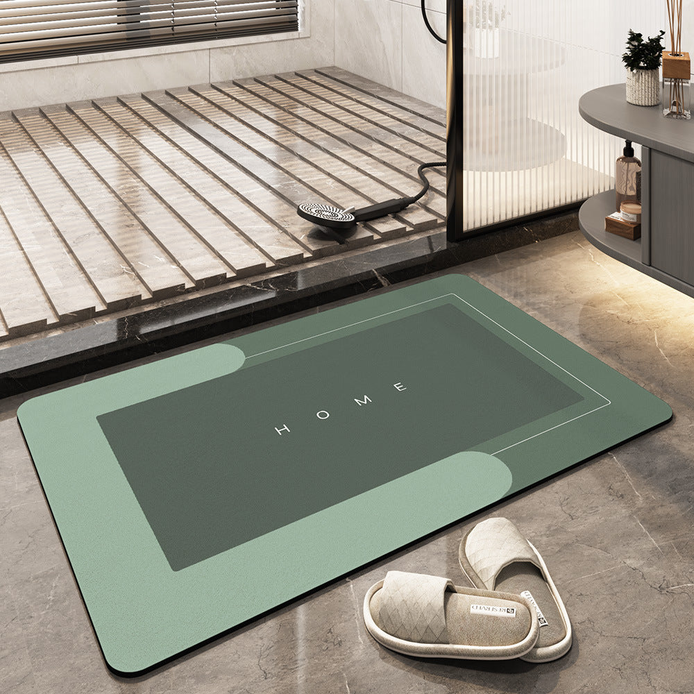 Quick-Drying Bath Mat Made of Absorbent Microfiber