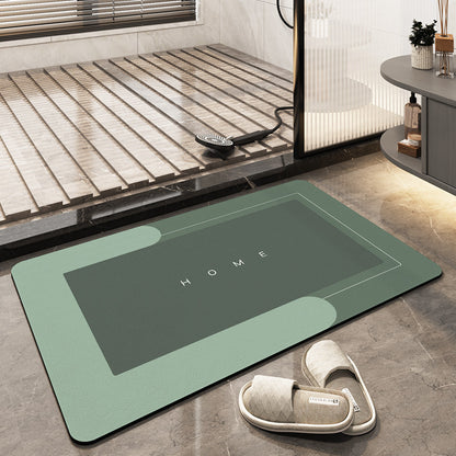 Quick-Drying Bath Mat Made of Absorbent Microfiber