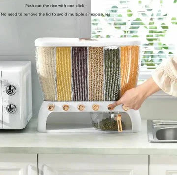 Multi-Compartment Food Storage Dispenser – FreshKeeper