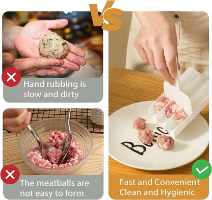 3-in-1 Meatball Maker for Clean and Quick Cooking