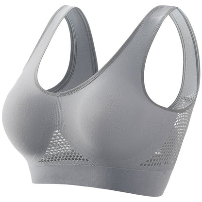 Seamless Wireless Sports Bra with Breathable Mesh | 2-Pack