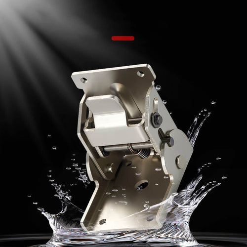 Corrosion-Resistant Invisible Connector with 90 Degrees Self-Locking Hinge