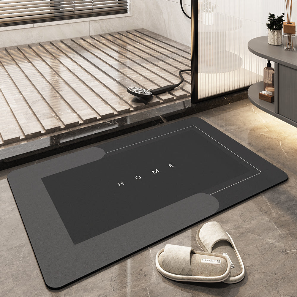 Quick-Drying Bath Mat Made of Absorbent Microfiber