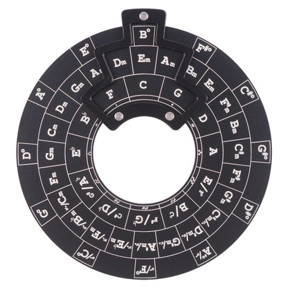 Guitar Music Theory Wheel - Circle of Fifths Disk
