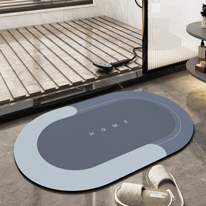 Quick-Drying Bath Mat Made of Absorbent Microfiber