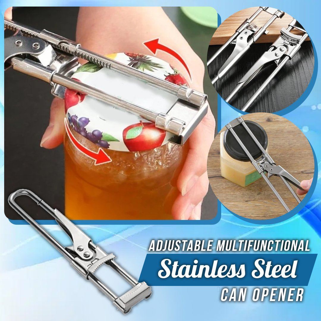 Versatile Stainless Steel Jar & Bottle Opener for Effortless Use