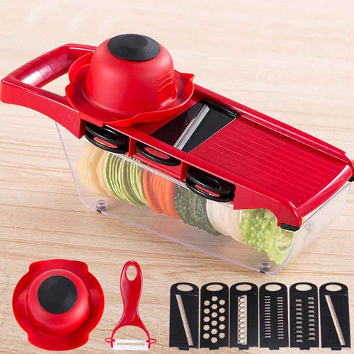 Versatile 6-in-1 Vegetable Slicer & Chopper ProChef