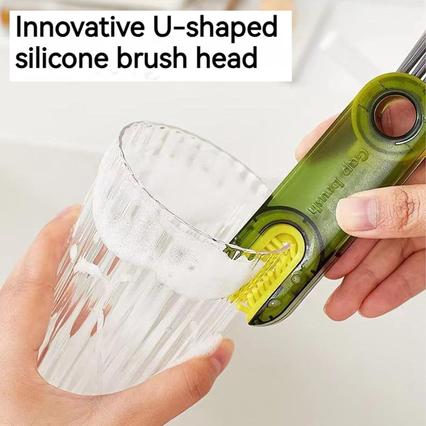 Triple-Function Bottle Gap Cleaner Brush Set