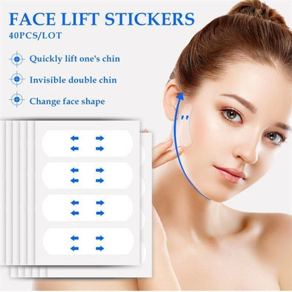 Instant V-Shape Facial Lift Stickers for a Youthful Glow