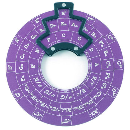 Guitar Music Theory Wheel - Circle of Fifths Disk