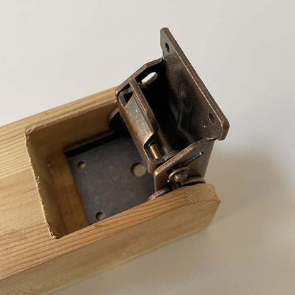 Corrosion-Resistant Invisible Connector with 90 Degrees Self-Locking Hinge