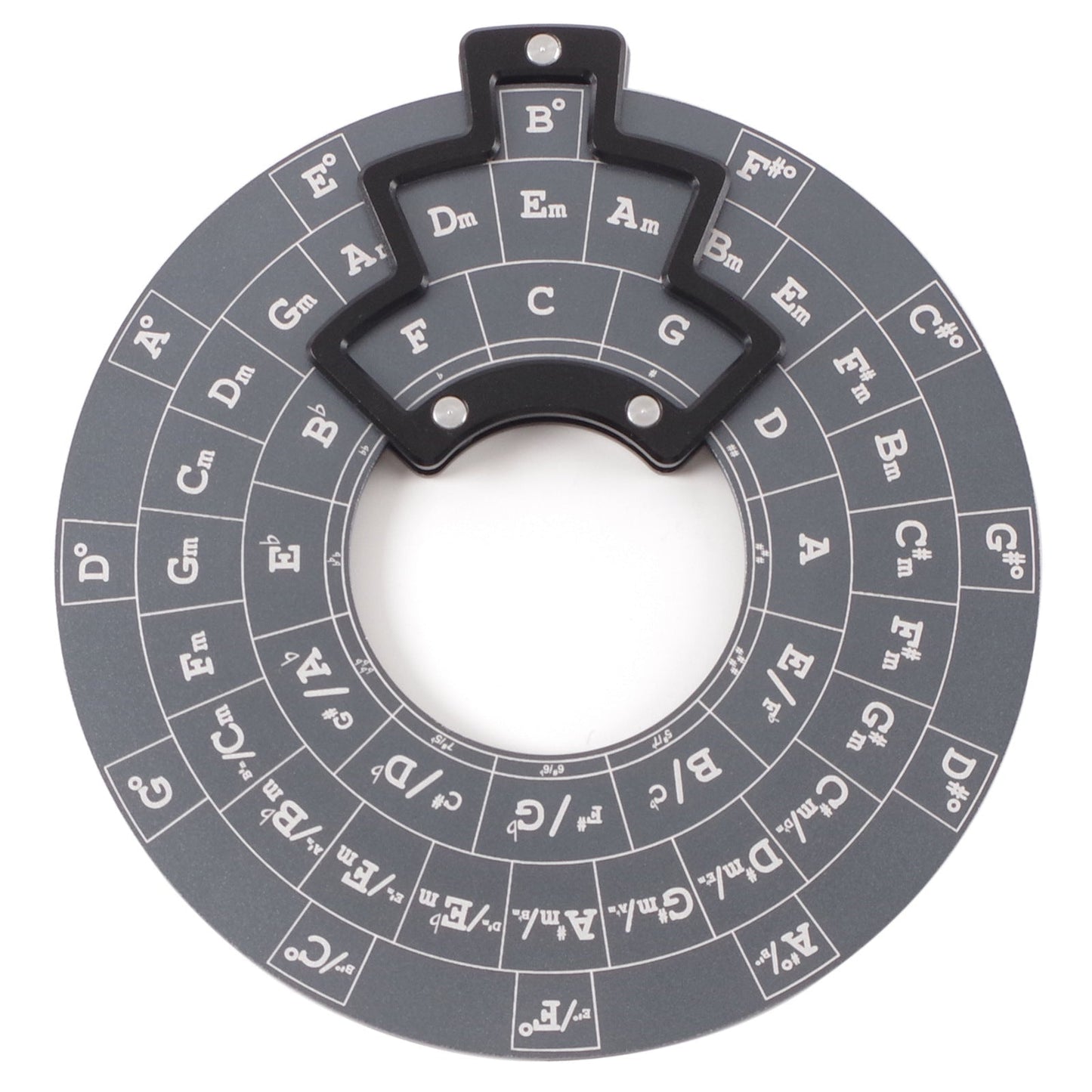 Guitar Music Theory Wheel - Circle of Fifths Disk