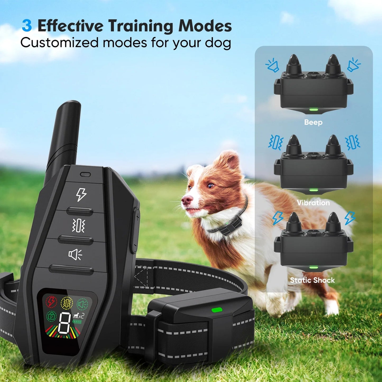 Remote Dog Training Collar with 1000m Range