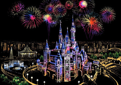 5D Scratch Art Board | Creative Fun for All Ages | Includes Free Scratch Tool