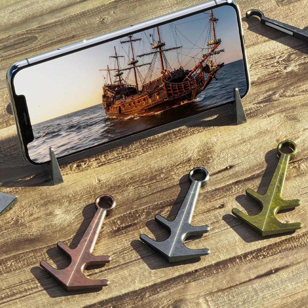 Vintage Magnetic Phone Stand – Retro Anchor Design