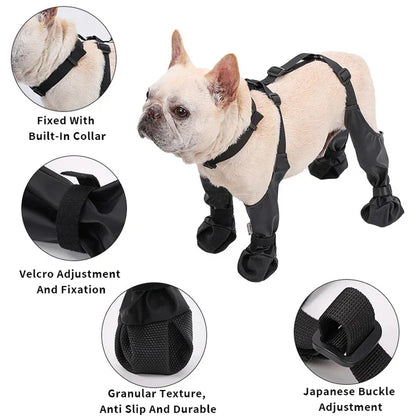 Dog Shoes with Adjustable Fit for Protection