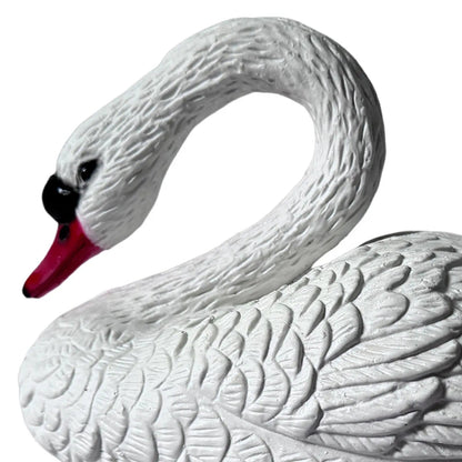 Floating Swan Pond Ornament | Realistic Design | Durable & Waterproof | 30 cm