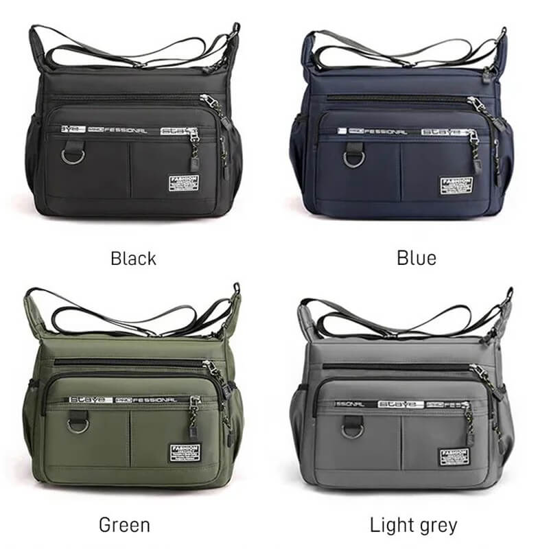 Lightweight Waterproof Shoulder Bag with Spacious Storage