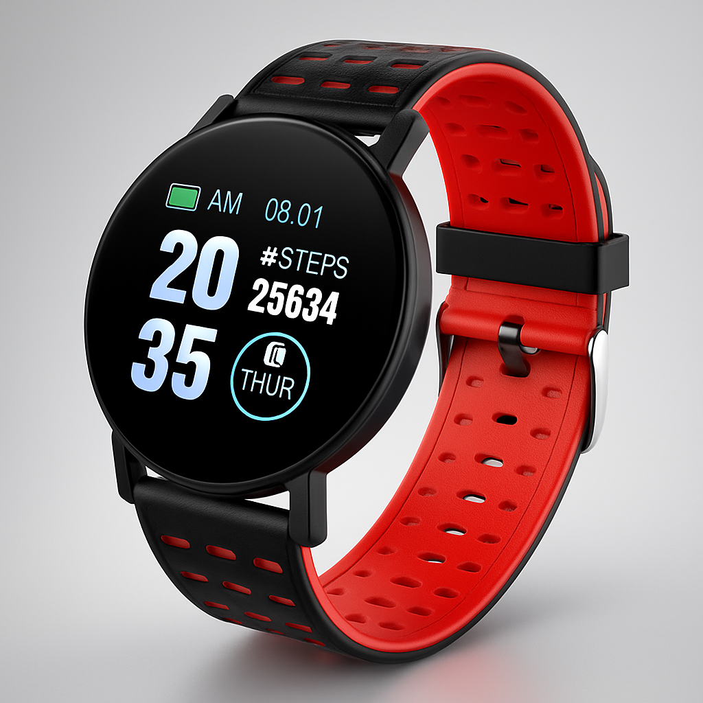 All-Weather Fitness Tracker Smartwatch with Health Monitoring