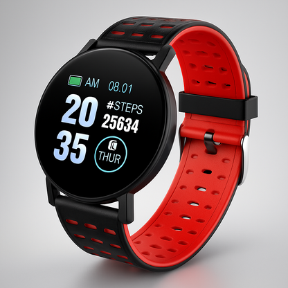 All-Weather Fitness Tracker Smartwatch with Health Monitoring