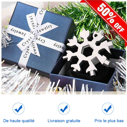 Multi-tool Snowflake Set with 18 Functions – Perfect Gift