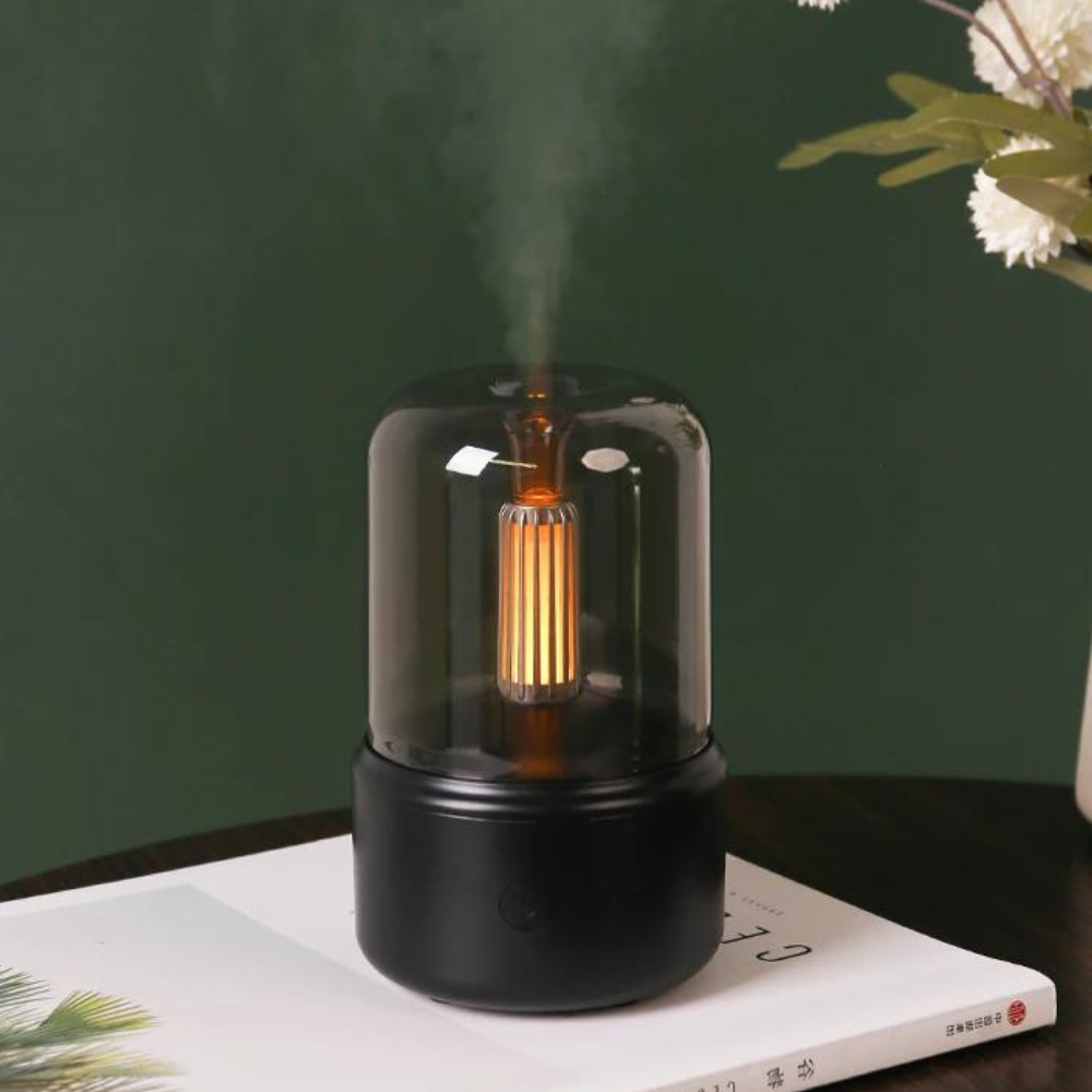 Serenity Mist: 2-in-1 USB Aroma Humidifier & Night Light