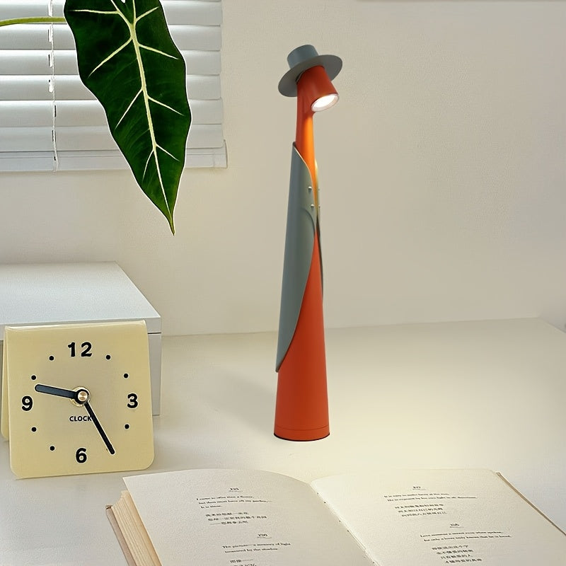 LED Table Light with Touch Control – Modern Rechargeable Desk Lamp