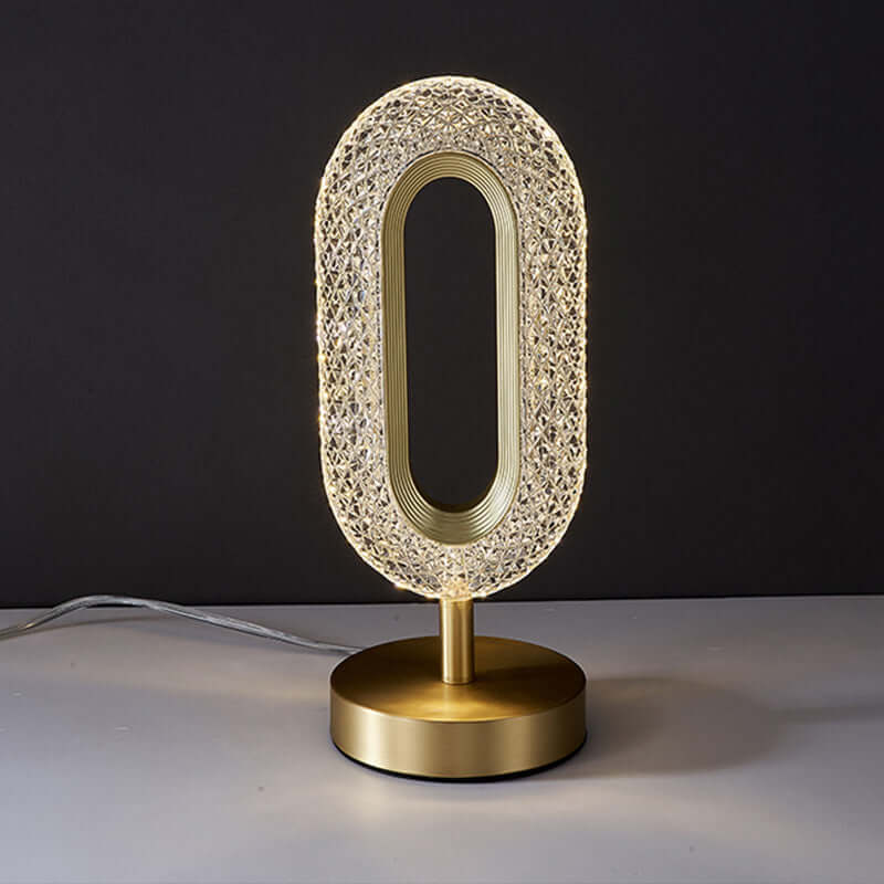 LED Crystal Light Acrylic Table Lamp