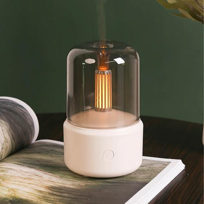 Serenity Mist: 2-in-1 USB Aroma Humidifier & Night Light