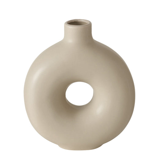 Beige Jonte Vase for Home Décor