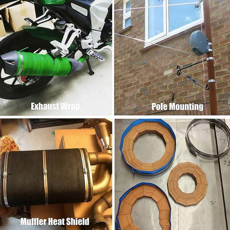 Adjustable Clips that Never Rust or Fail - SecureFit Design