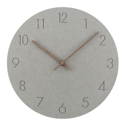 Nordic Design Silent Wall Clock – NordWhisper Style Timepiece