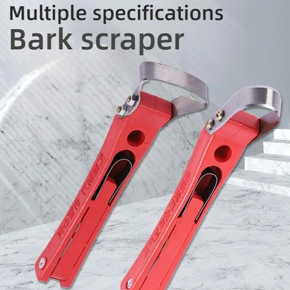 Double-Sided Bark Scraper for Fruit Trees | Ergonomic Handle with Durable Steel